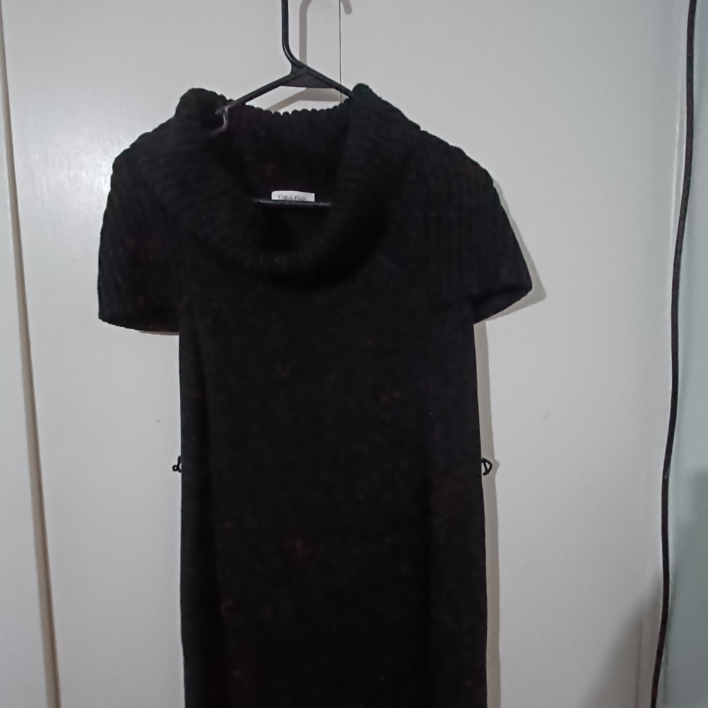 Calvin Klein Black Cowl Neck Sweater